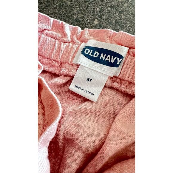 Old Navy linen blend shorts Size 5T - Picture 4 of 4